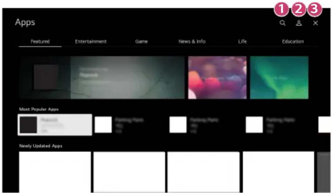 LG CineBeam Q HU710PB - Installation des applications - 1