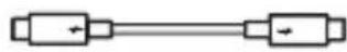 LG CineBeam Q HU710PB - Connexion avec un cable USB-C - 2