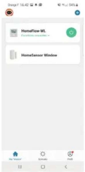 AVIDSEN HomeFlow WL - - UTILISATION PAR L'APPLICATION - 1