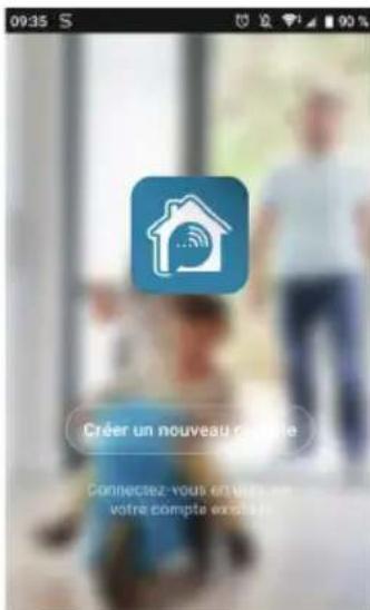 09:35 S Créer un nouveau compte Connectez-vous et vous ne votre compte exception