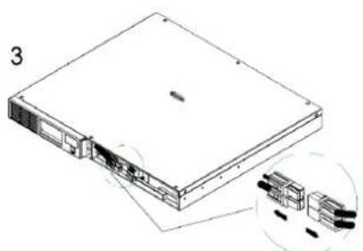 CyberPower PR1000ELCDRT1U - POUR REMPLACER LA BATTERIE: - 3