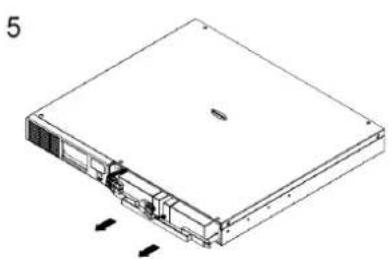 CyberPower PR1000ELCDRT1U - POUR REMPLACER LA BATTERIE: - 5