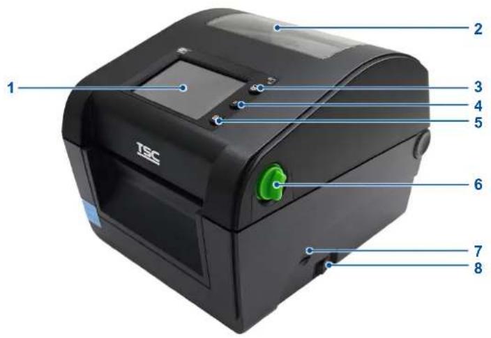 TSC DH240T - 正面図 - 3