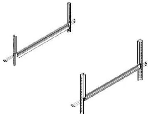CyberPower PR3000ELCDRTXL2U - Step 3: Adjust rack mount rails to fit your rack - 1