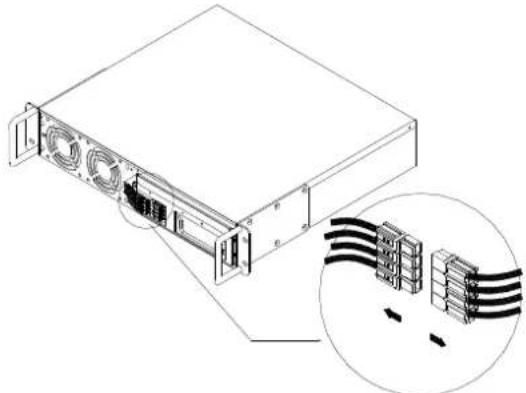 CyberPower PR1000ELCDRTXL2U - PROCEDURE DI SOSTITUZIONE DELLA BATTERIA - 4