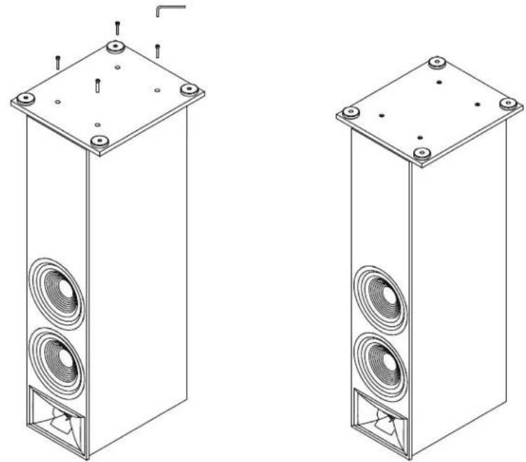 JBL Stage 280F - 280F/260F の組み立て - 1