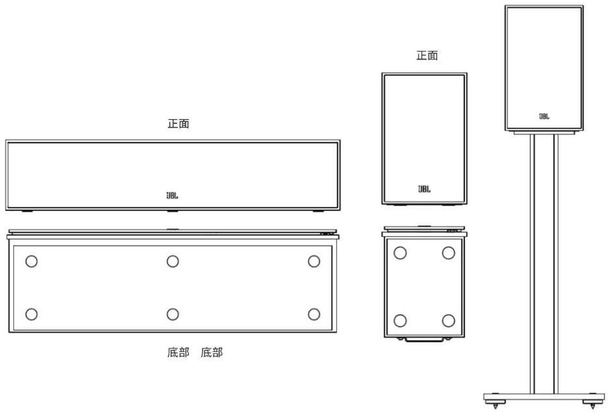 JBL Stage 280F - 245C 中置声道扬声器 - 3