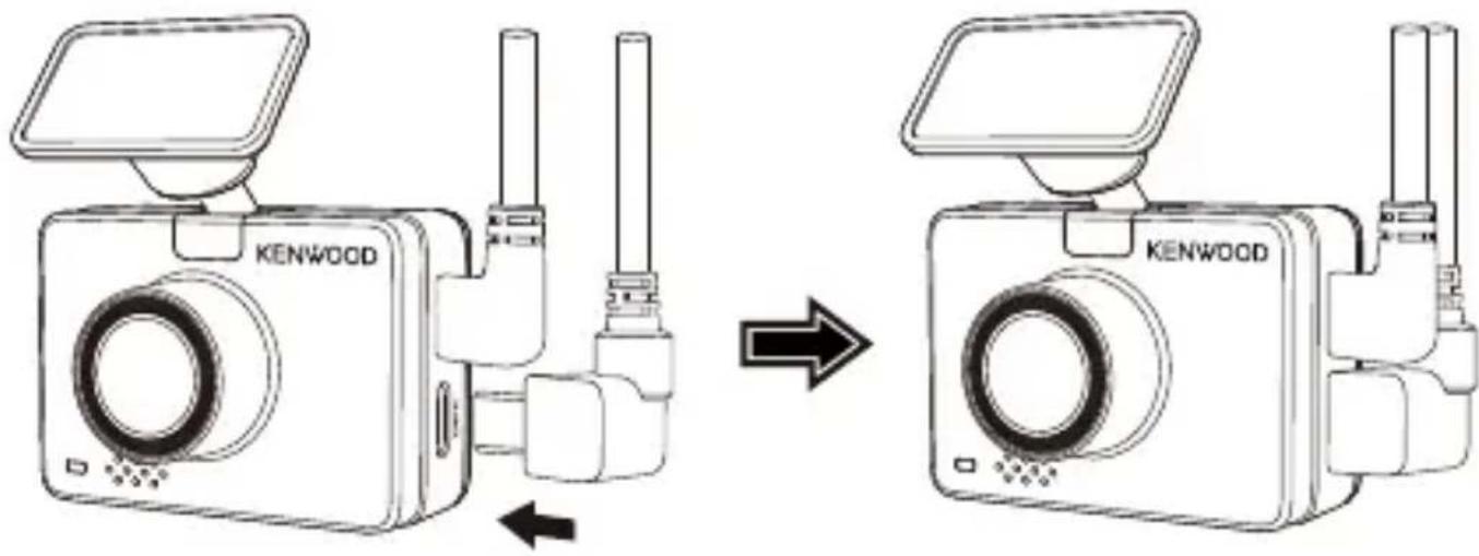 KENWOOD KCA-R110 - SELEZIONARE UNA POSIZIONE SUL PARABREZZA POSTERIORE - 5