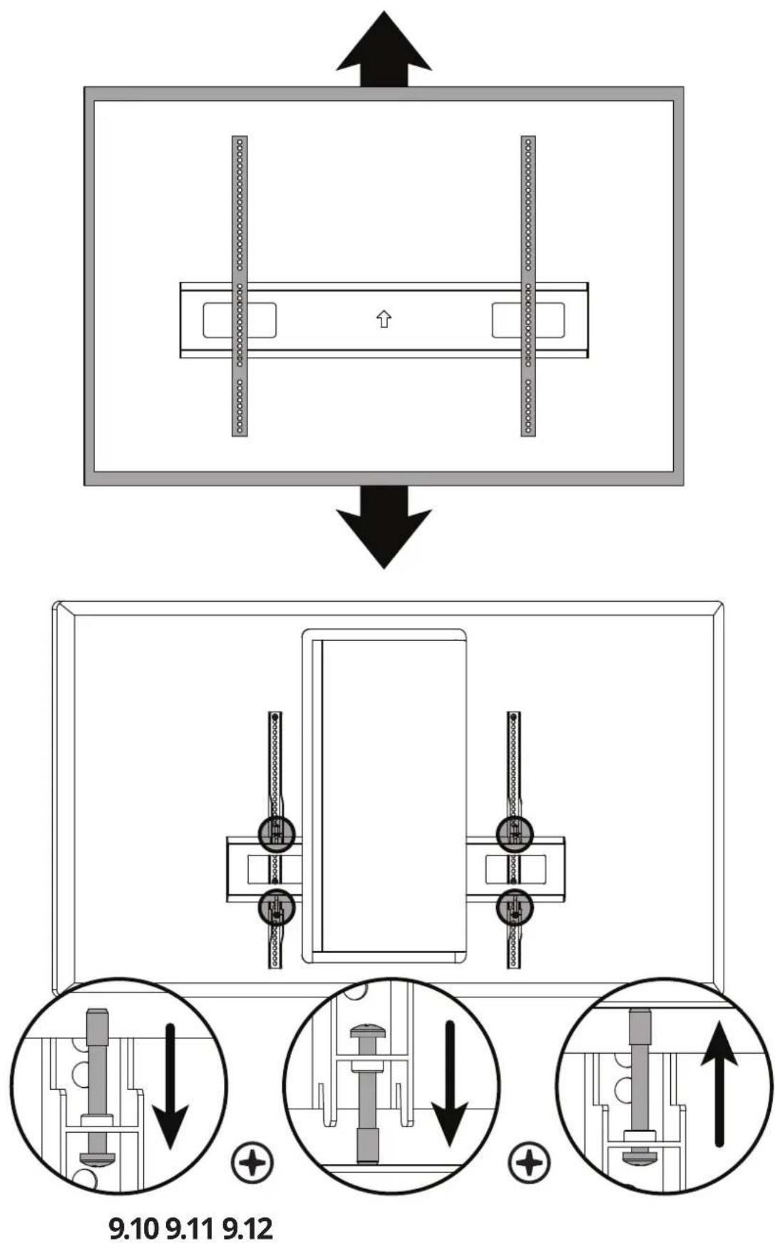 Kanto R600 - 9a. Hang and Secure TV Attachez et sécurisez le téléviseur Cuelgue y asegure el televisor - 4
