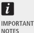 RCF L-PAD 8C - IMPORTANT NOTES - 2