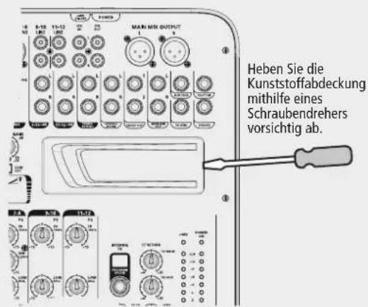 RCF L-PAD 8C - OPTIONALE KARTEN FÜR DEN RCF mixing consoles Installation und Gebrauch - 1