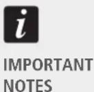 RCF L-PAD 8C - IMPORTANT NOTES - 1