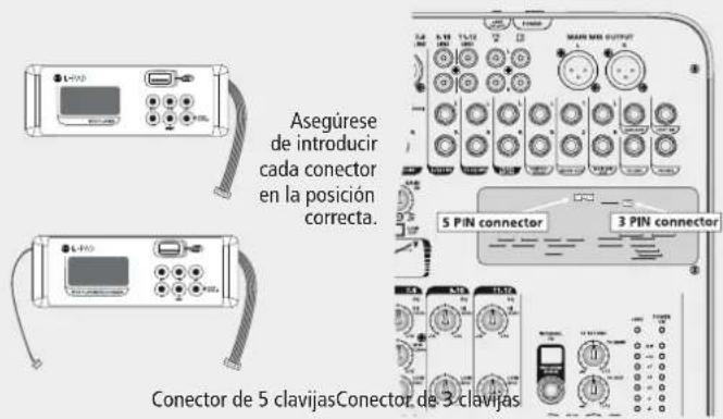 RCF L-PAD 8CX - TARJETAS RCF mixing consoles OPCIONALES Instalación y uso - 2