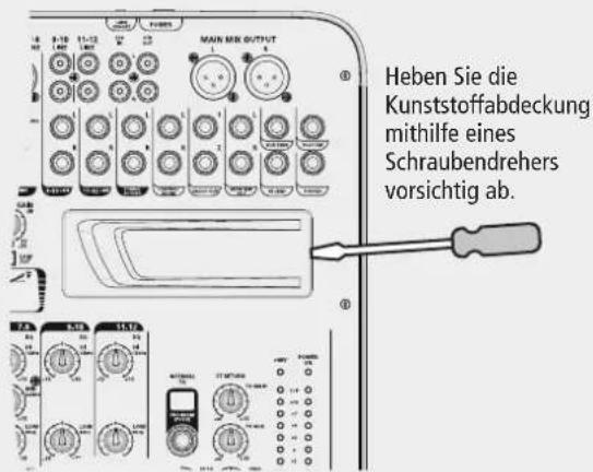 RCF L-PAD 8CX - OPTIONALE KARTEN FÜR DEN RCF mixing consoles Installation und Gebrauch - 1