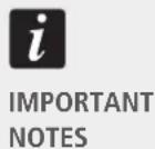 RCF L-PAD 8CX - IMPORTANT NOTES - 2