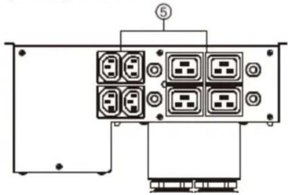 Nitram MBP60AHVIEC82U - Description du panneau arrière - 1