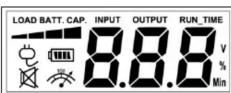 Nitram PB1200LCD - DEFINITIONS DES VOYANTS DE L'ECRAN NUMERIQUE - 1