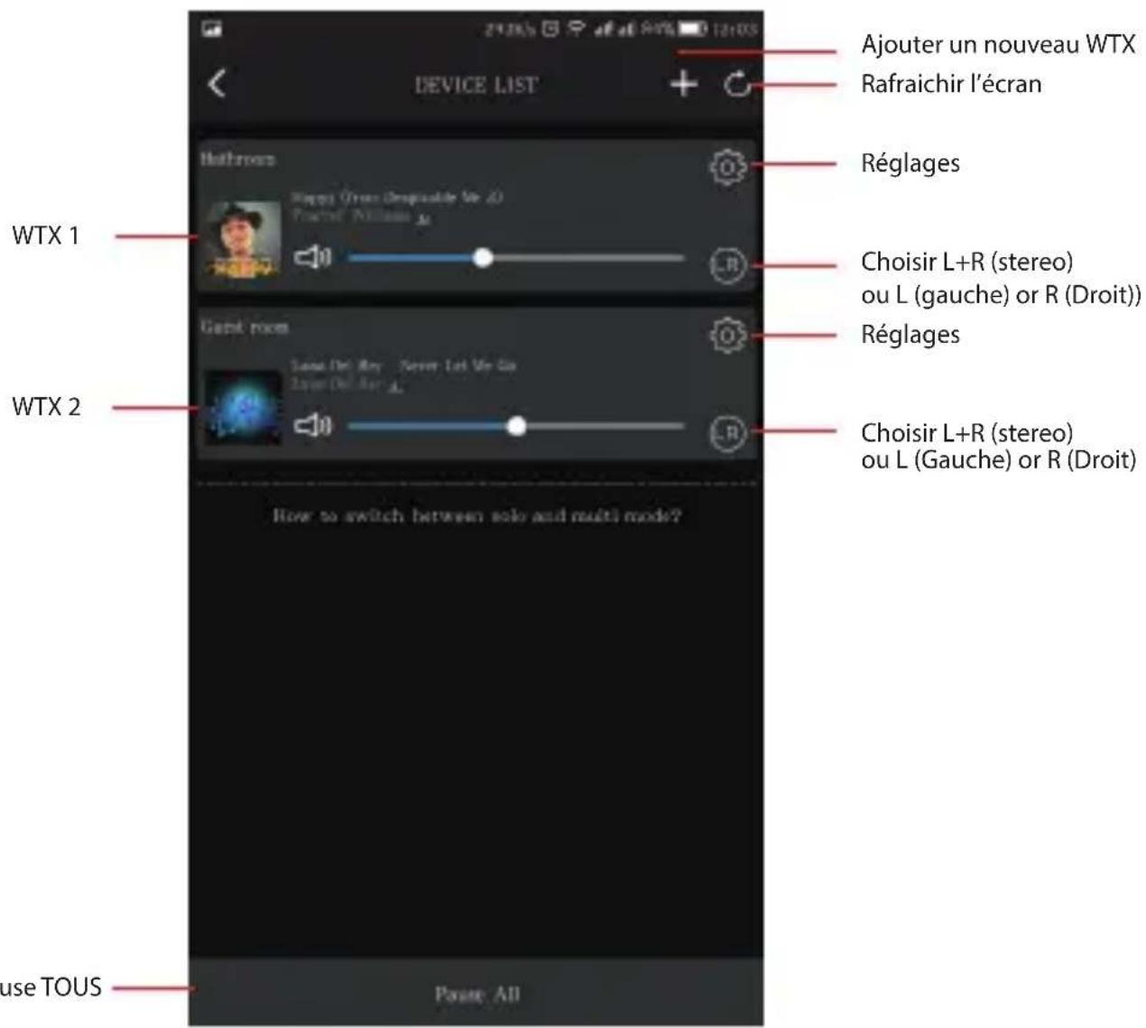 ADVANCE WTX-MicroStream - L'application contrôle votre WTX MicroStreamer - 1
