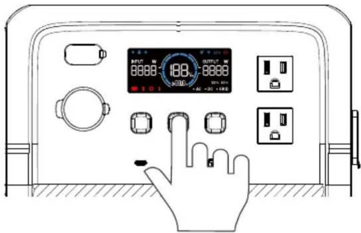 BLUETTI AC50B - Power ON/OFF - 1
