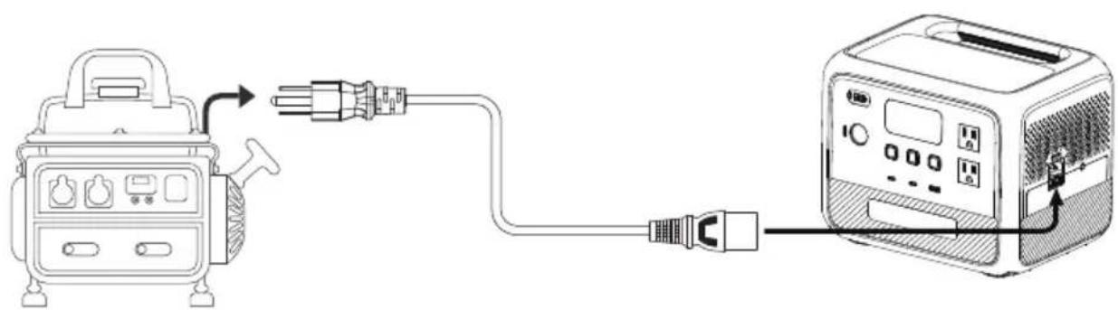 BLUETTI AC50B - Generator Charging - 1