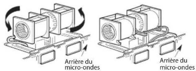 Arrière du micro-ondes Arrière du micro-ondes