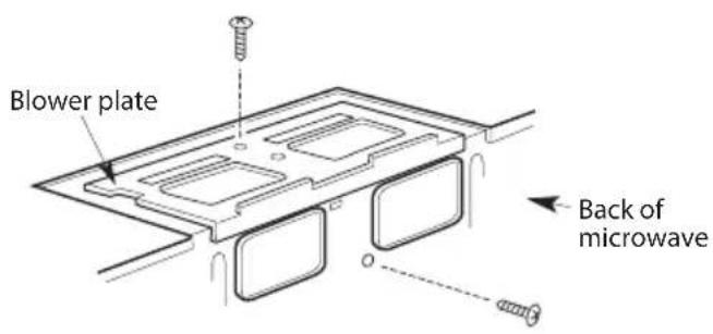 DANBY DOM1741BSSDB - Adapting Microwave Blower - 1
