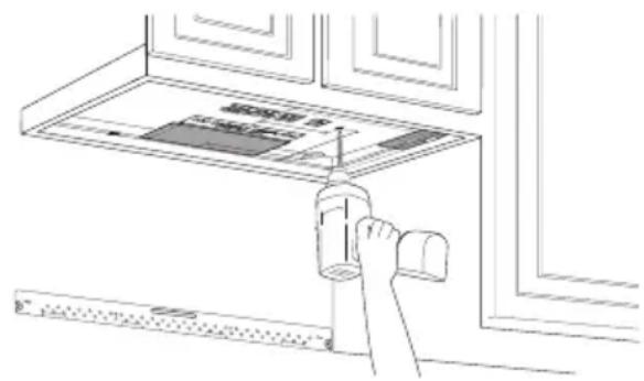 DANBY DOM1741BSSDB - Utilisation du gabarit de meuble haut - 1
