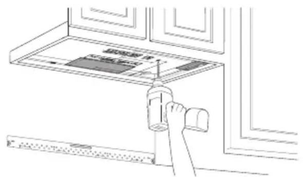 DANBY DOM1741BSSDB - Using the top cabinet template - 1