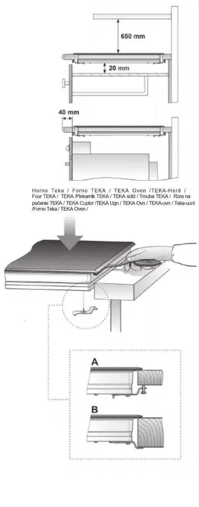 TEKA TB PRO 6415 - Instalación / Instalação / Installation / Montage / Installation / Kurulum / Montaz / Instalace / Inštalácia / Instalare / Installazione / Installatie - 1