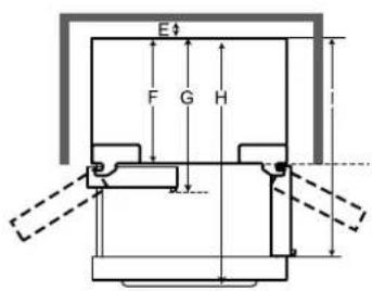 LG LF21C6200 - Dimensions and Clearances - 2