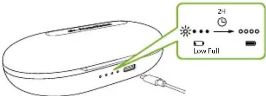 Avantree AcuEar Pebble - Pour recharger l'étui : - 1