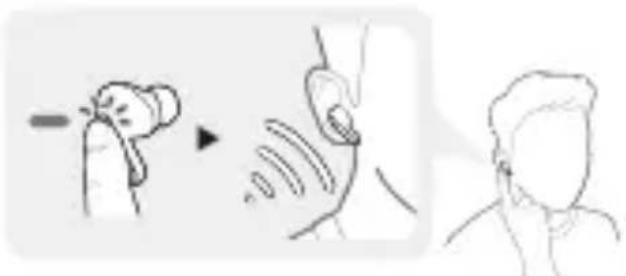 LG Tone Free TONE-FP5 - Umgebungsgeräusche hören (Listening to the Ambient Sound - LAS) / Aktive Geräuschunterdrückung (Active Noise Cancellation - ANC) - 1