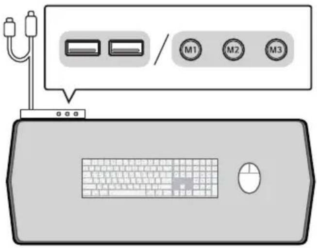 LG UltraGear UGP90HB - Beschreibung des Produkts und seiner Tasten - 1
