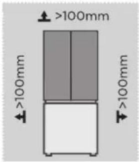 MIDEA MRF29D2AST - Dimensions and Clearances - 1