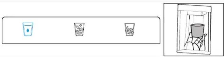 MIDEA MRF29D2AST - Dispensing water and Ice - 1