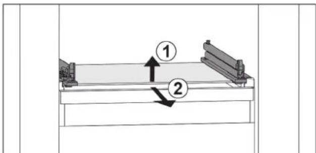 LIEBHERR ICBNc 5623 Plus - Retirer / insérer la tablette en verre - 1