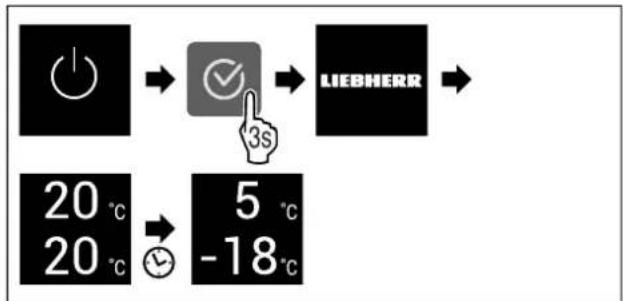 LIEBHERR ICBNc 5623 Plus - Activation de l'appareil - 1