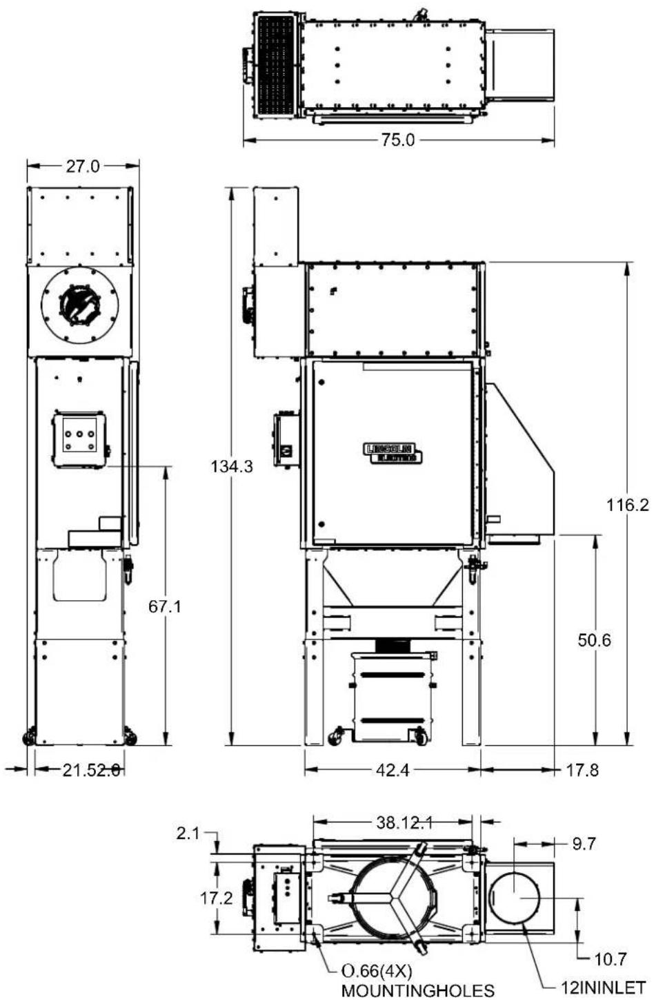 LINCOLN ELECTRIC PRISM Central System 2 - SCHÉMA DU PANNEAU DE COMMANDE - 7