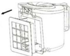 UFESA Orix AS5350 - Nettoyage du filtre du moteur - 1