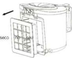 UFESA Orix AS5350 - Limpar o filtro do motor - 1