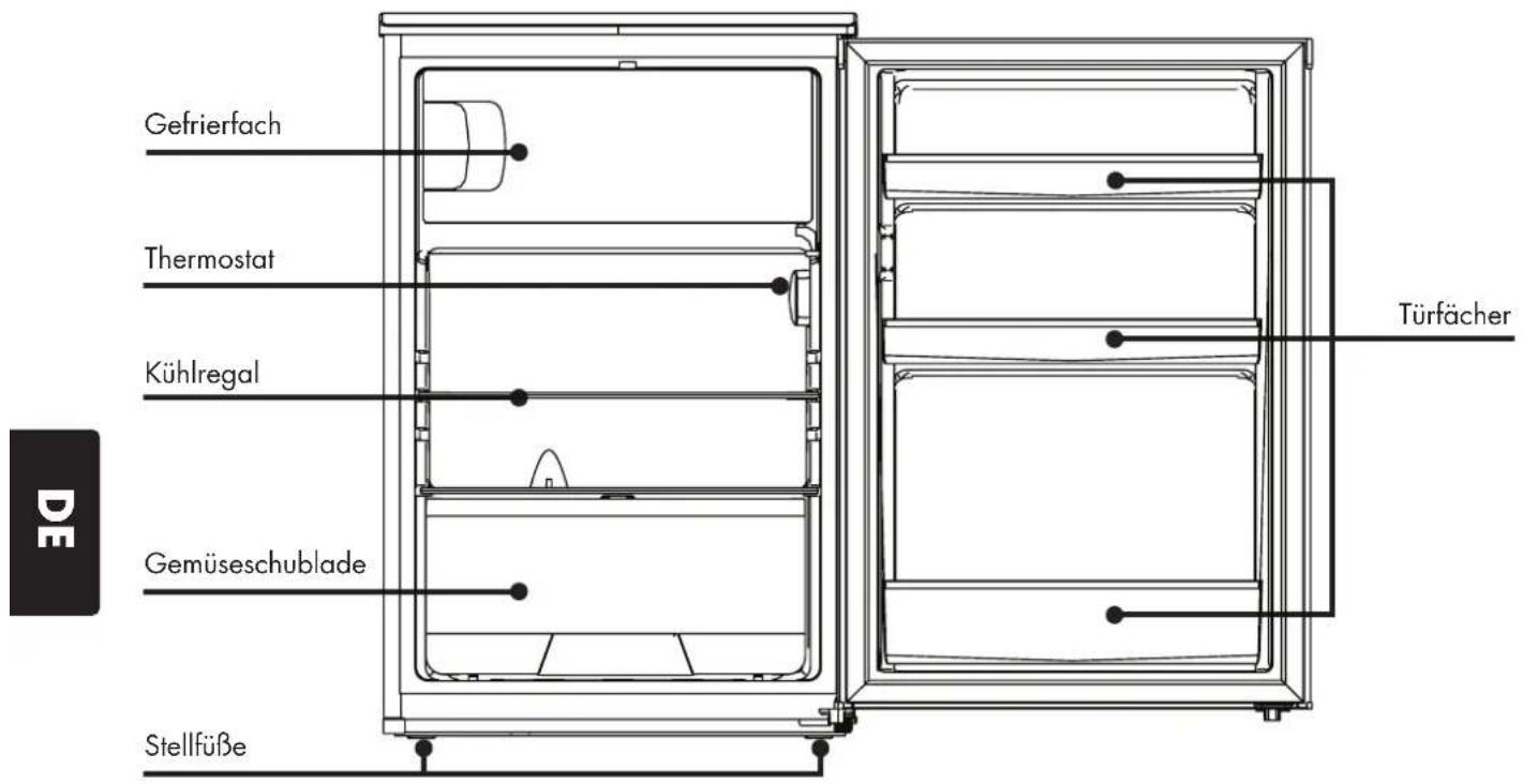 Wisberg WBKV55DW - MAße - 1