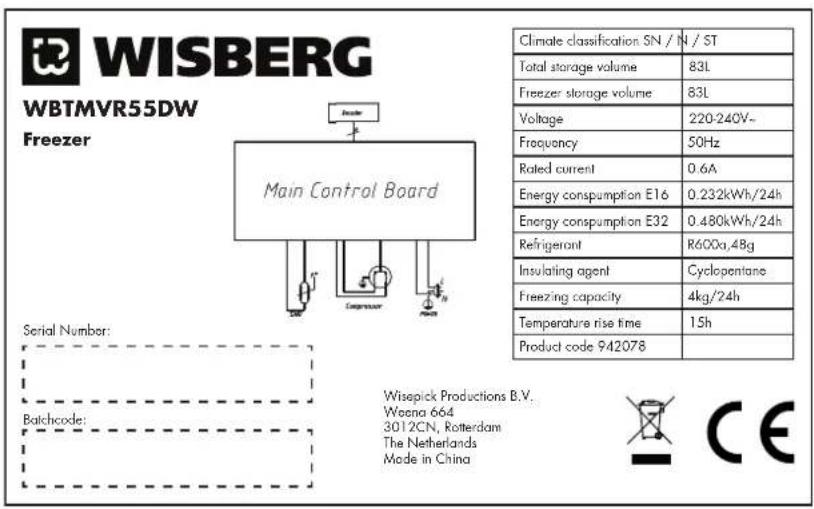 Wisberg WBTMVR55DB - WBTMVR55DW - 1