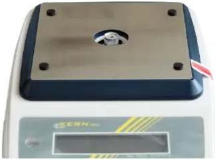 Kern EWJ 300-3H - Install weighing plate as follows: - 1