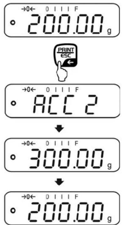 Kern EWJ 300-3H - Summieren: - 3