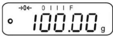 →0← 0 I I I F 100.00 g