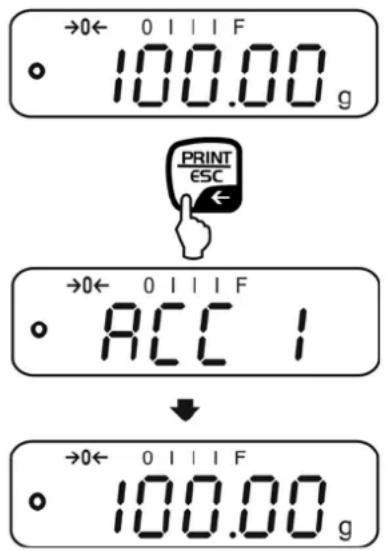 Kern EWJ 300-3H - Summieren: - 1