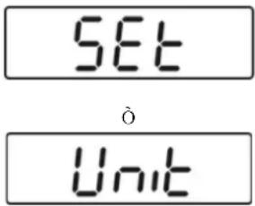 Kern FOB 0.5K-4NS - Régler les unités de pesée - 1