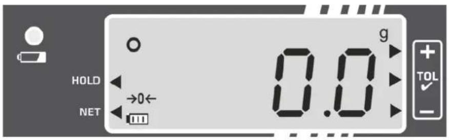 HOLD NET 0.0 g + TOL -