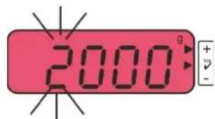 Kern FOB 7K-4NLO - Set limit values: - 4