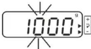 Kern FOB 7K-4NLO - Régler les valeurs seuil: - 2